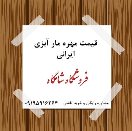 قیمت مهره مار ایرانی